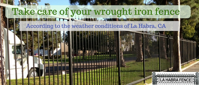 How to Care for Wrought Iron Fence in La Habra, CA